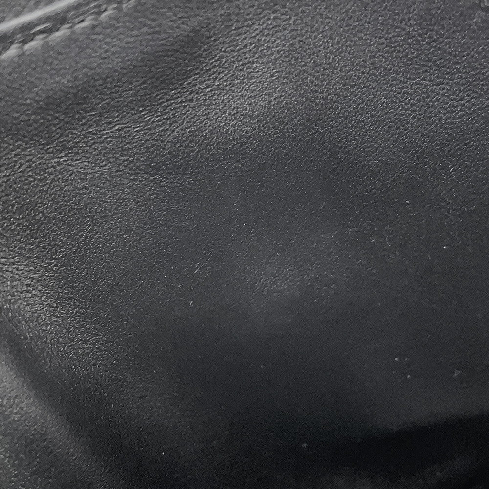 HERMES Bolide 1923 Black Chevre Myzore Goatskin Size Mini