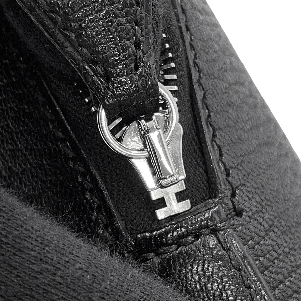 HERMES Bolide 1923 Black Chevre Myzore Goatskin Size Mini