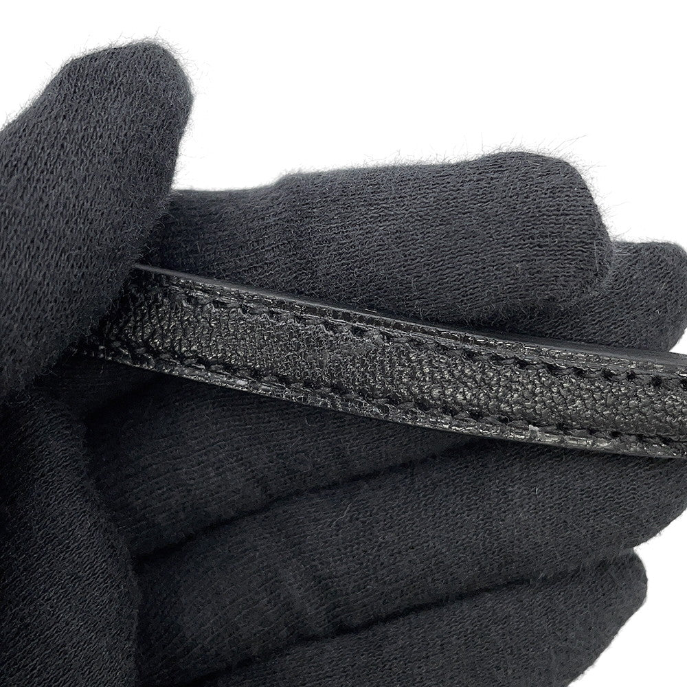 HERMES Bolide 1923 Black Chevre Myzore Goatskin Size Mini
