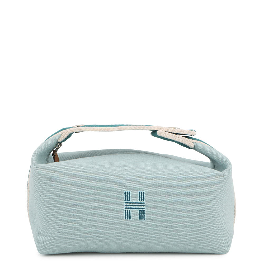 HERMES Brid a Black eucalyptus Cotton100% Size PM