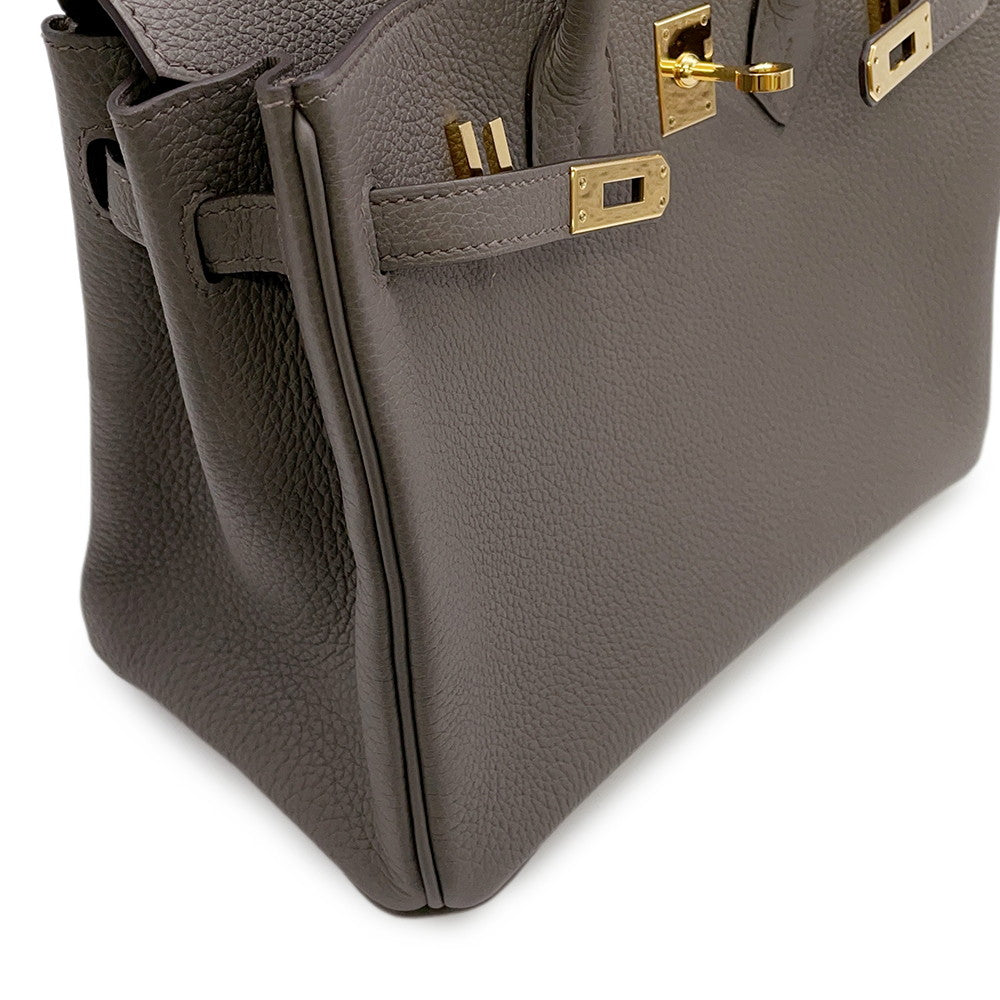 HERMES Birkin Etain Togo Leather Size 25