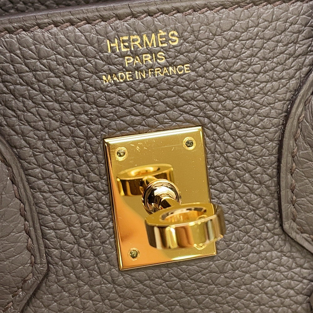 HERMES Birkin Etain Togo Leather Size 25