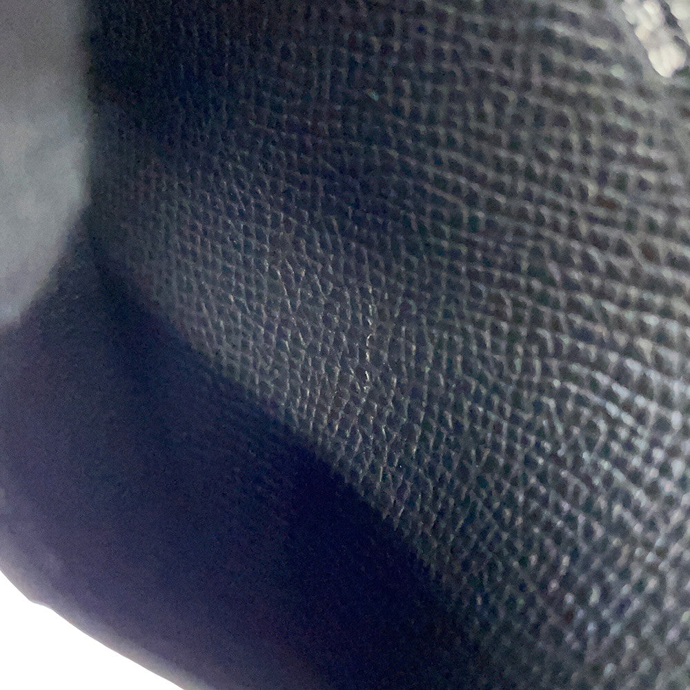 HERMES Bean compact Black Epsom
