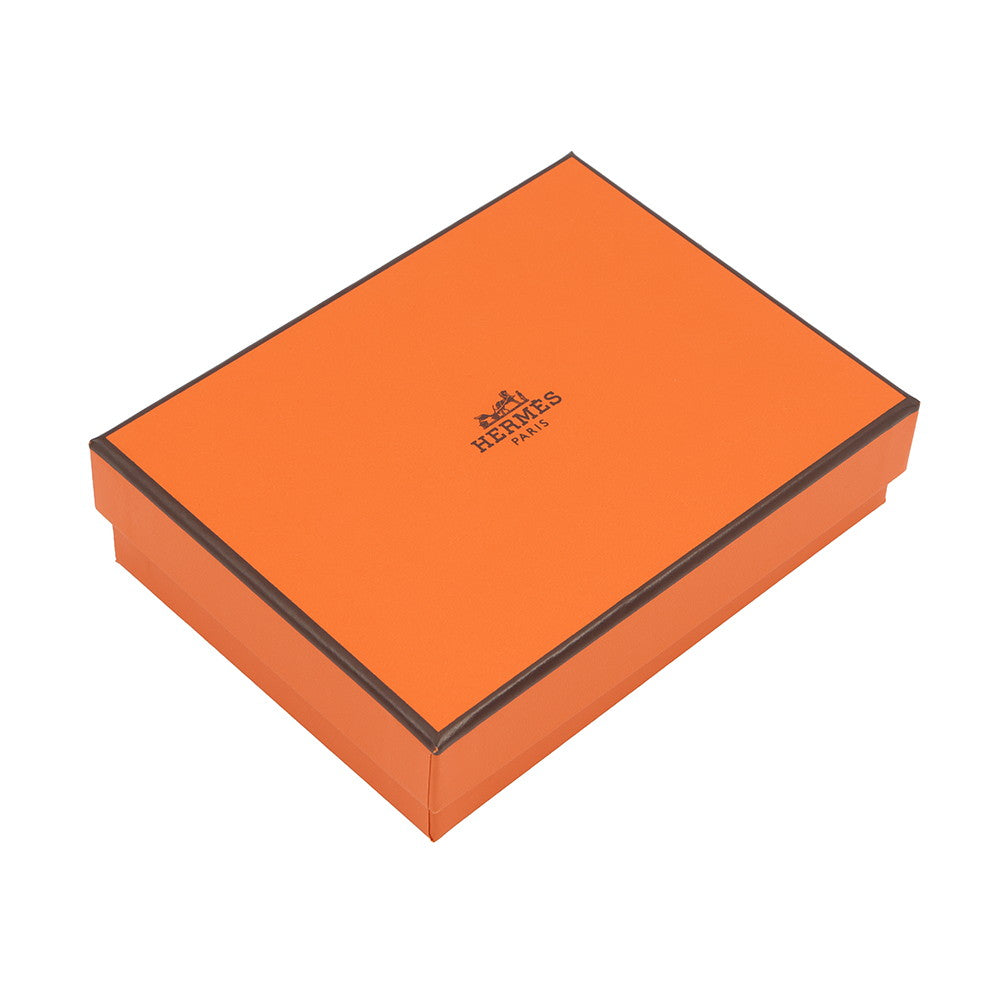 HERMES Bean compact Black Epsom