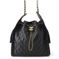 CHANEL CHANEL25 BlackAS5311 Caviar Leather Size Medium