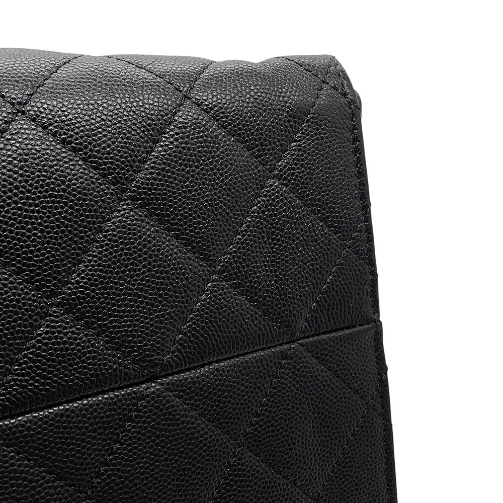 CHANEL CHANEL25 BlackAS5311 Caviar Leather Size Medium