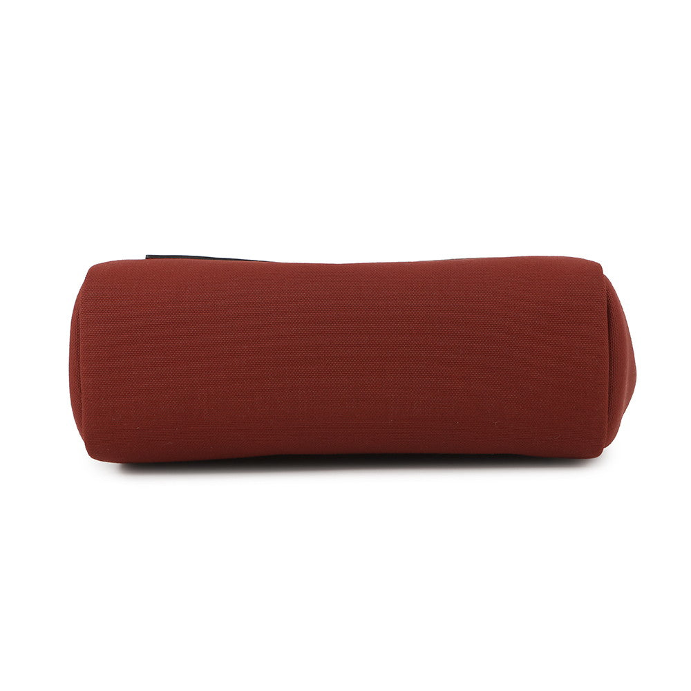 HERMES Herbag Zip Tournée Pocket Ebene/Rouge H Vache Hunter Leather Toile H Size PM