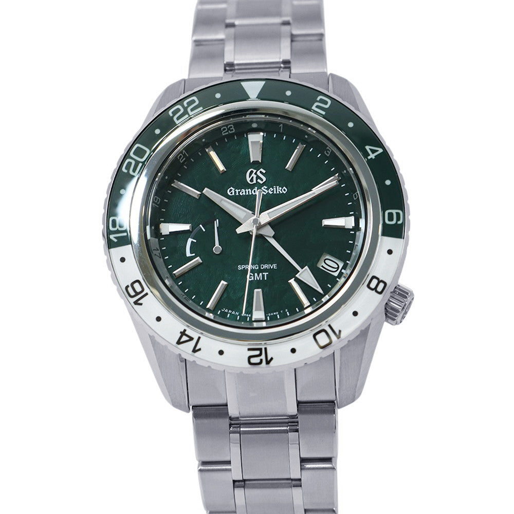 SEIKO Grand Seiko Sports Collection Spring Drive GMT W44mm Stainless Steel Green DialSBGE295