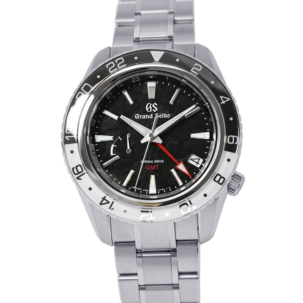 SEIKO Grand Seiko Sports Collection Master Shop Limited Spring Drive GMT W44mm Stainless Steel Black DialSBGE277
