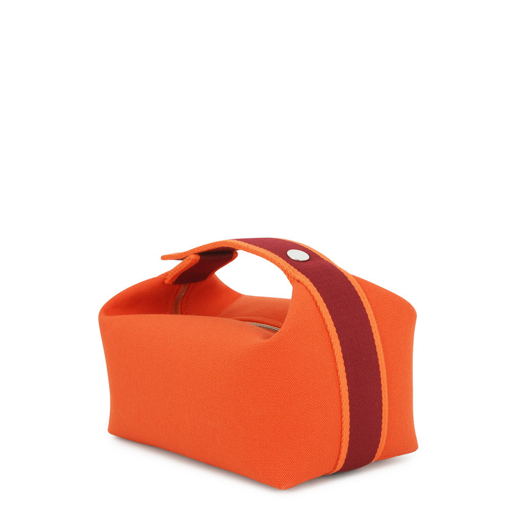 HERMES Brid a Black Orange・Feu Canvas Size PM