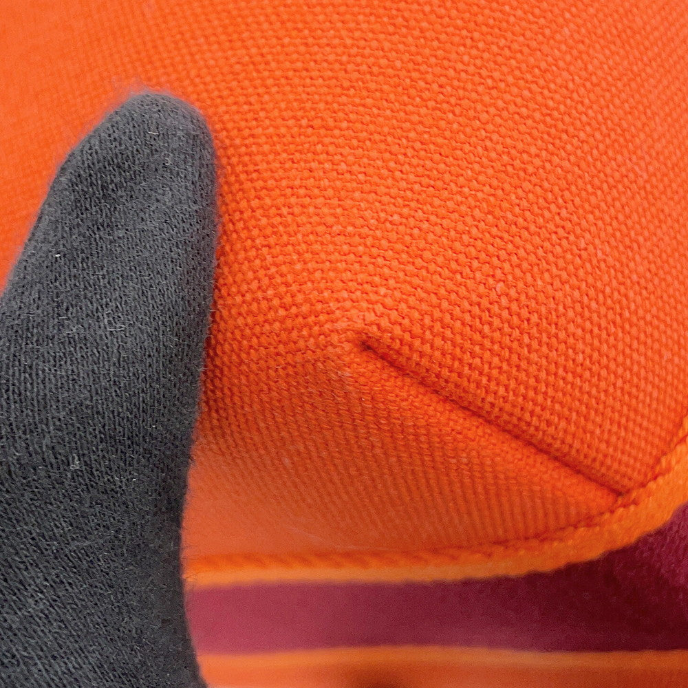 HERMES Brid a Black Orange・Feu Canvas Size PM