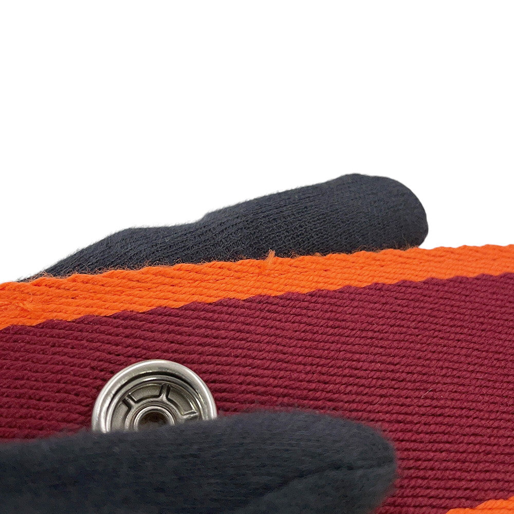 HERMES Brid a Black Orange・Feu Canvas Size PM