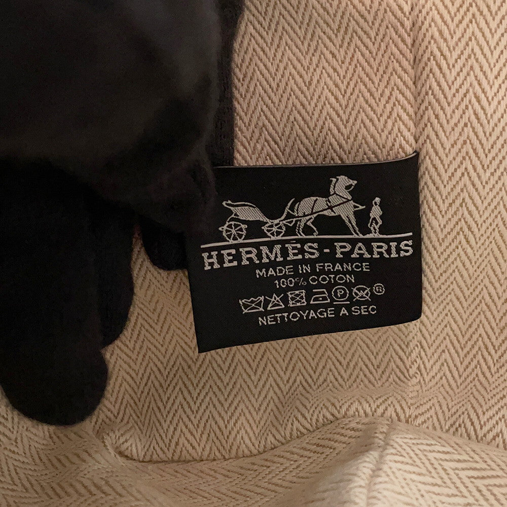 HERMES Brid a Black Orange・Feu Canvas Size PM