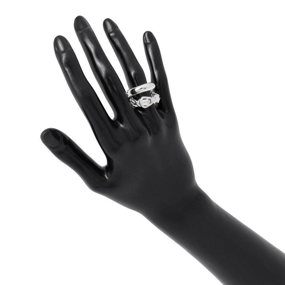 HERMES BoucleSellier Inflexible Ring Size 53/#13 SV925