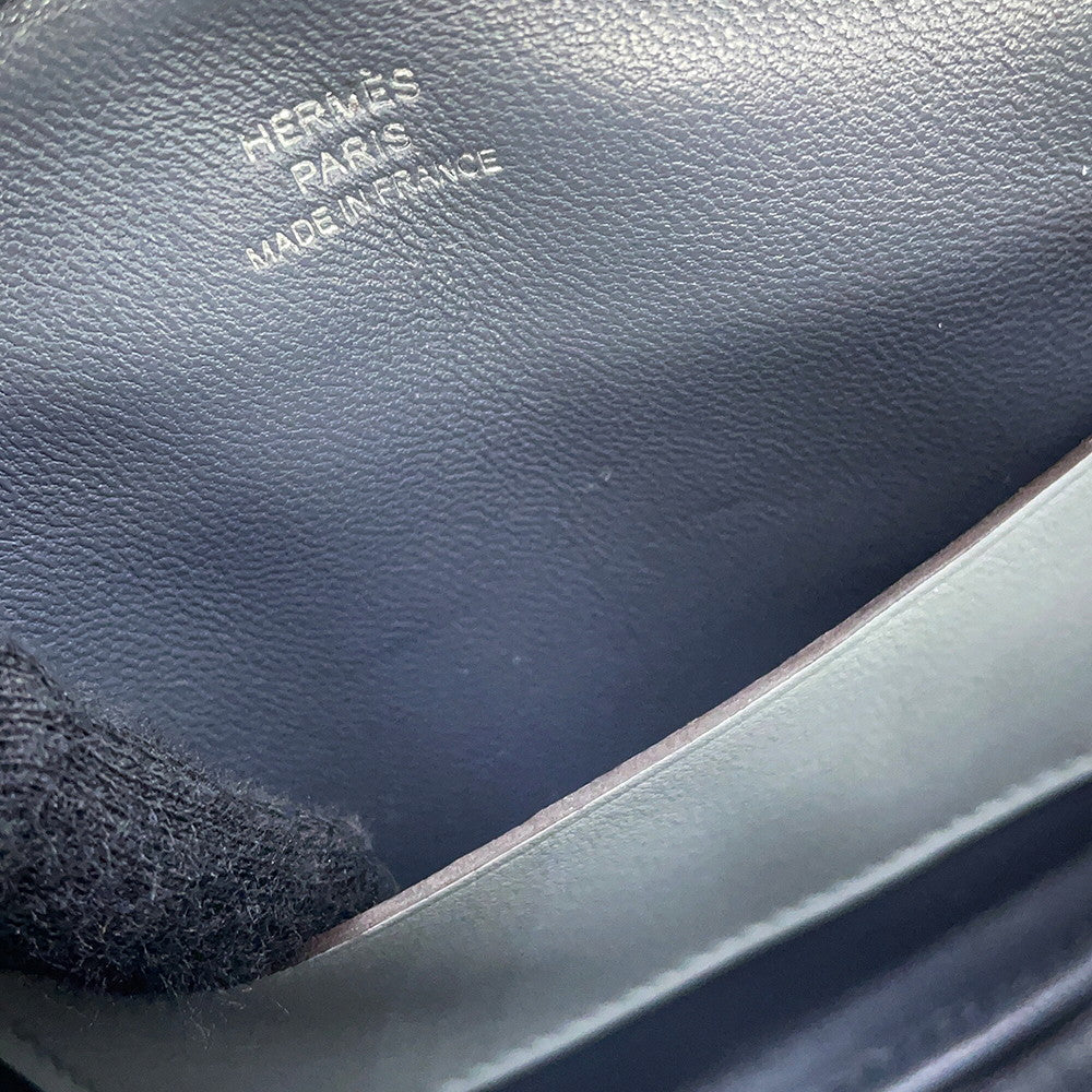 HERMES In the Loop Verso Blue Gacier/Blue de Malte Swift Leather