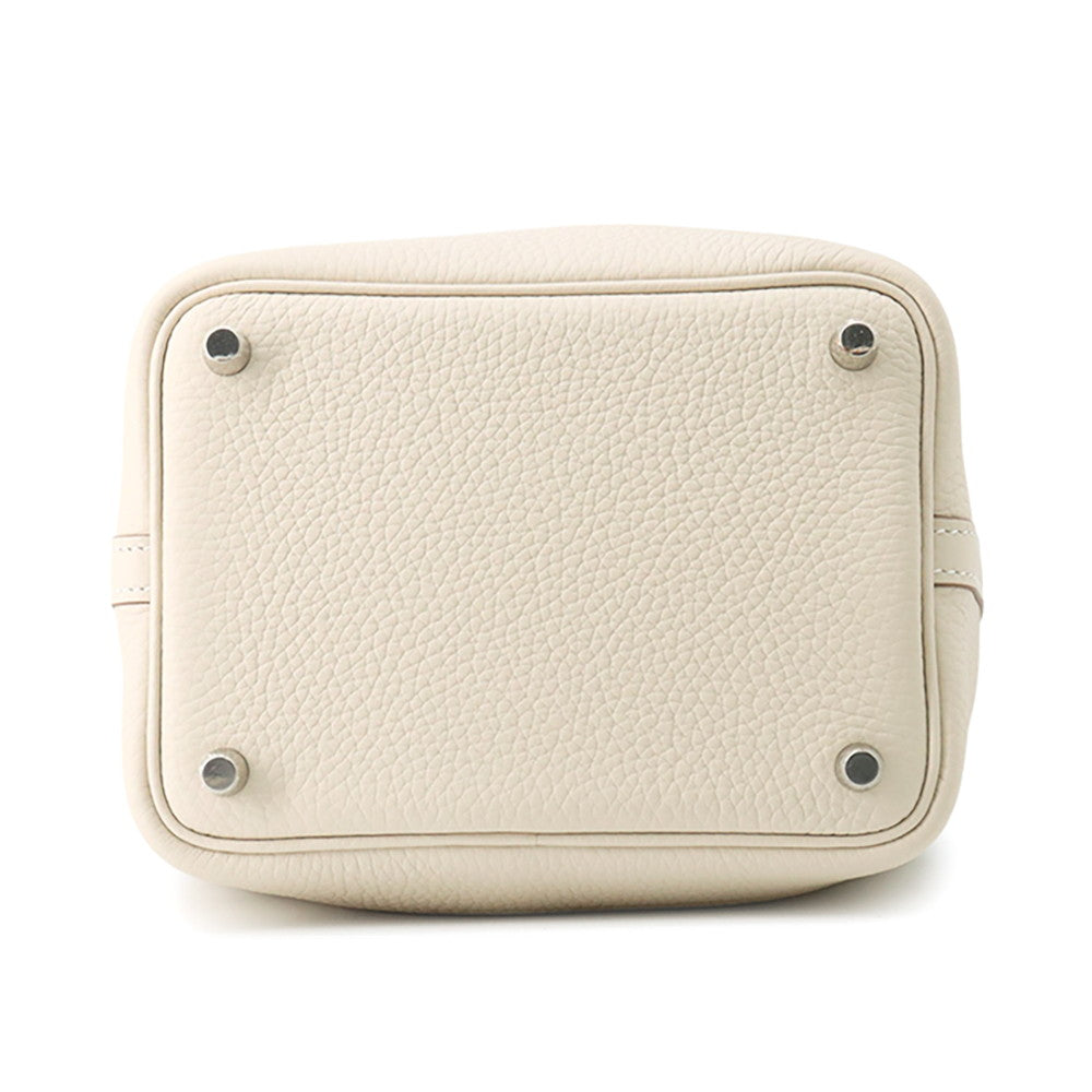 HERMES Picotin Lock Craie Taurillon Clemence Size PM