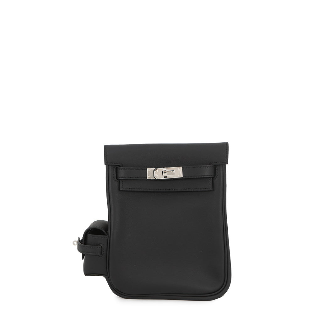HERMES Kelly Jump Black Swift Leather