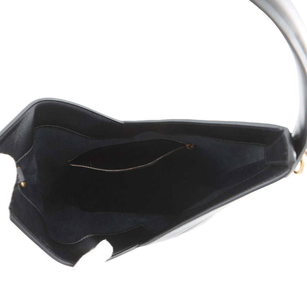 SAINT LAURENT PARIS Y Top Handle Bucket Bag Black840891AAEZC1000 Leather