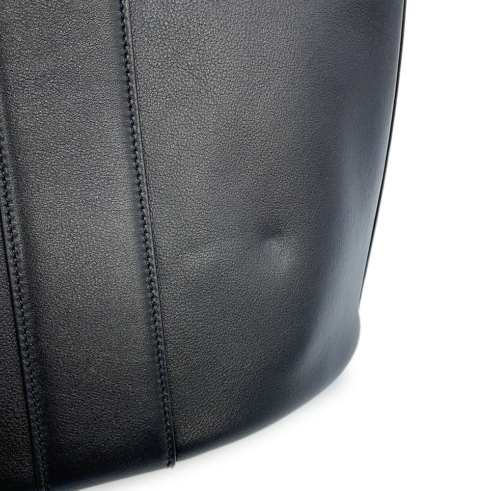 SAINT LAURENT PARIS Y Top Handle Bucket Bag Black840891AAEZC1000 Leather