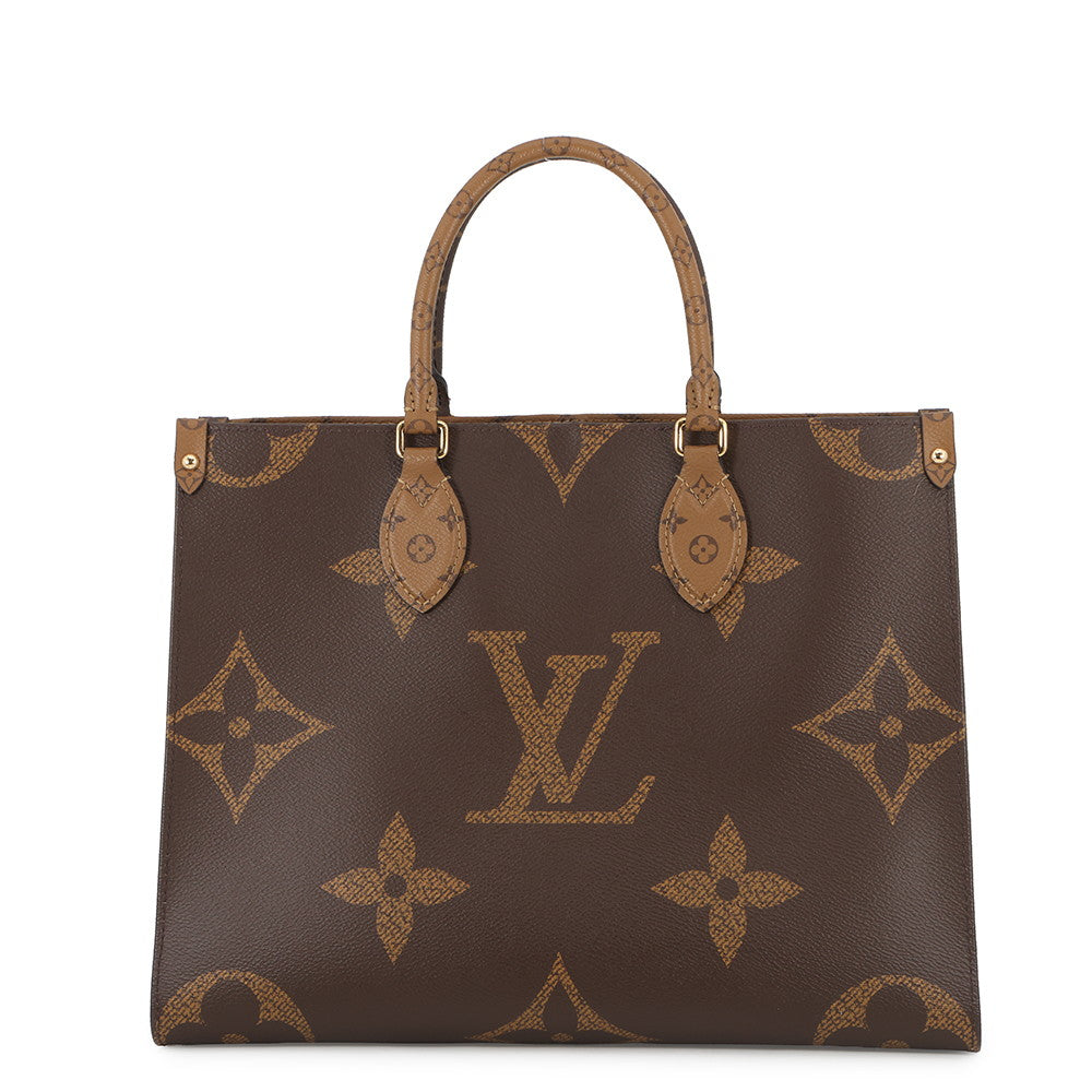 LOUIS VUITTON Onthego RedM45321 Monogram Monogram Reverse Canvas Monogram Giant Size MM