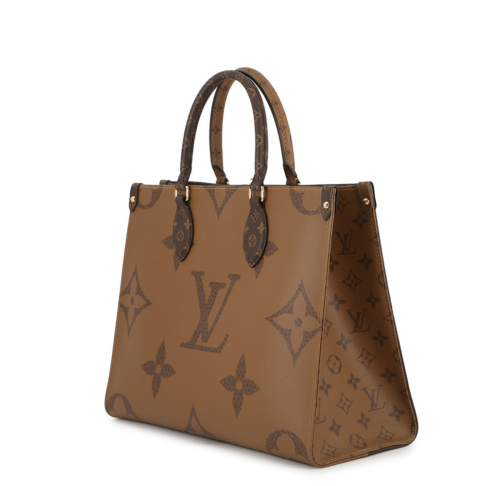 LOUIS VUITTON Onthego RedM45321 Monogram Monogram Reverse Canvas Monogram Giant Size MM