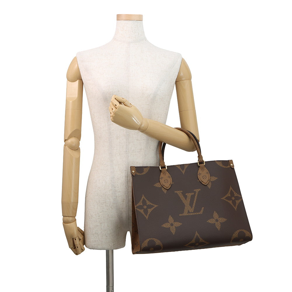 LOUIS VUITTON Onthego RedM45321 Monogram Monogram Reverse Canvas Monogram Giant Size MM