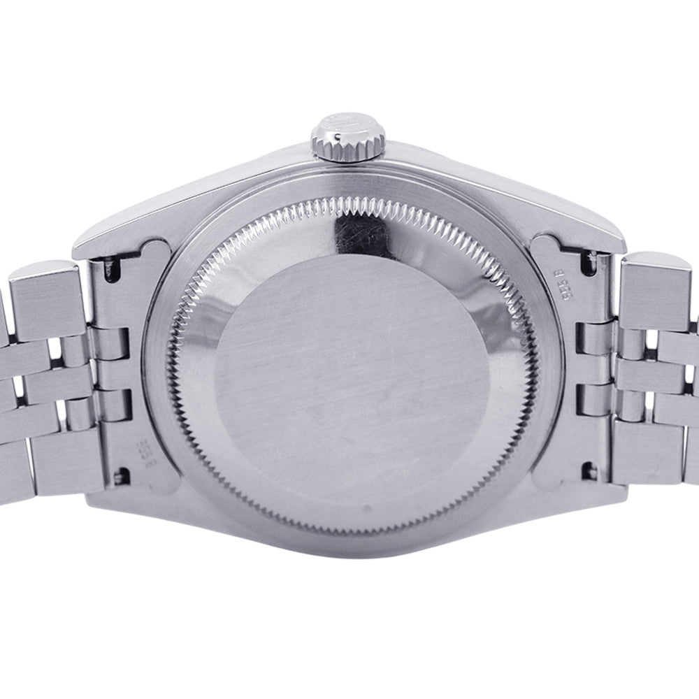 ROLEX Datejust W36mm Stainless Steel K18WG Silver Dial16234G