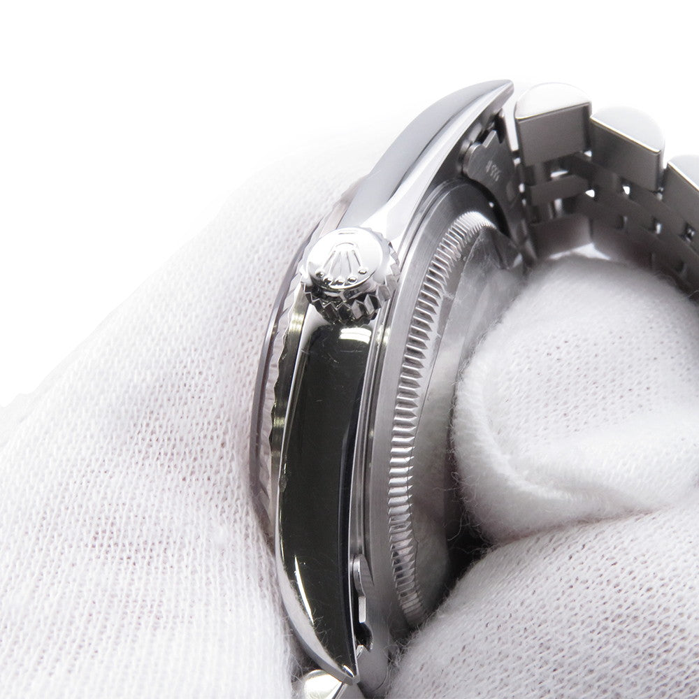 ROLEX Datejust W36mm Stainless Steel K18WG Silver Dial16234G
