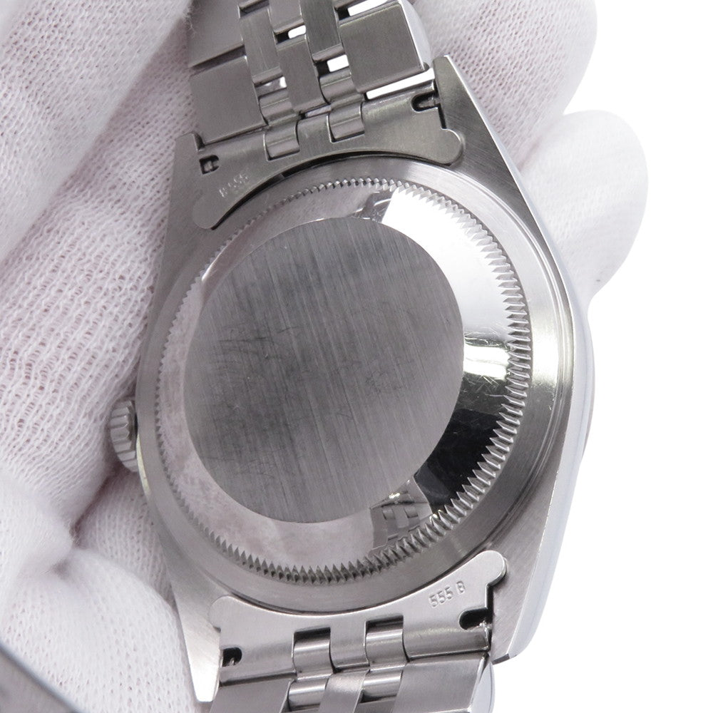 ROLEX Datejust W36mm Stainless Steel K18WG Silver Dial16234G