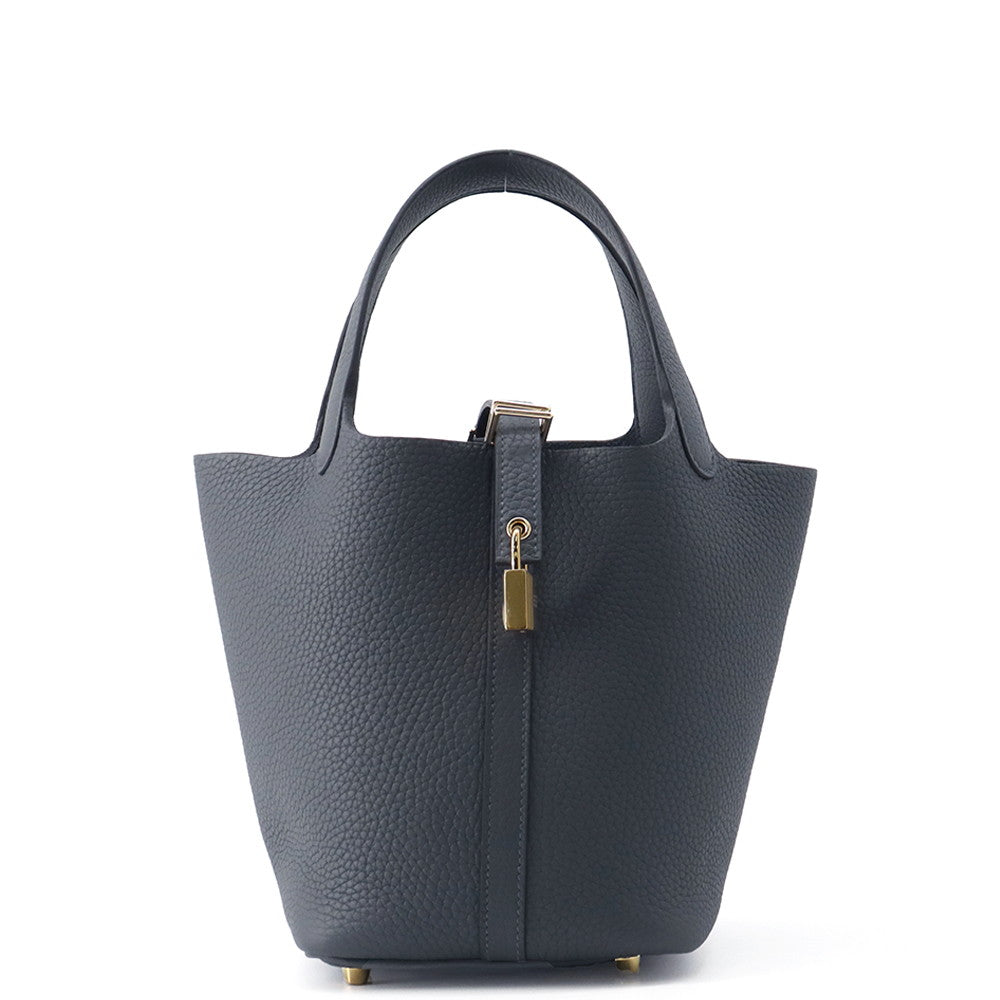 HERMES Picotin Lock Grimist Taurillon Clemence Size PM