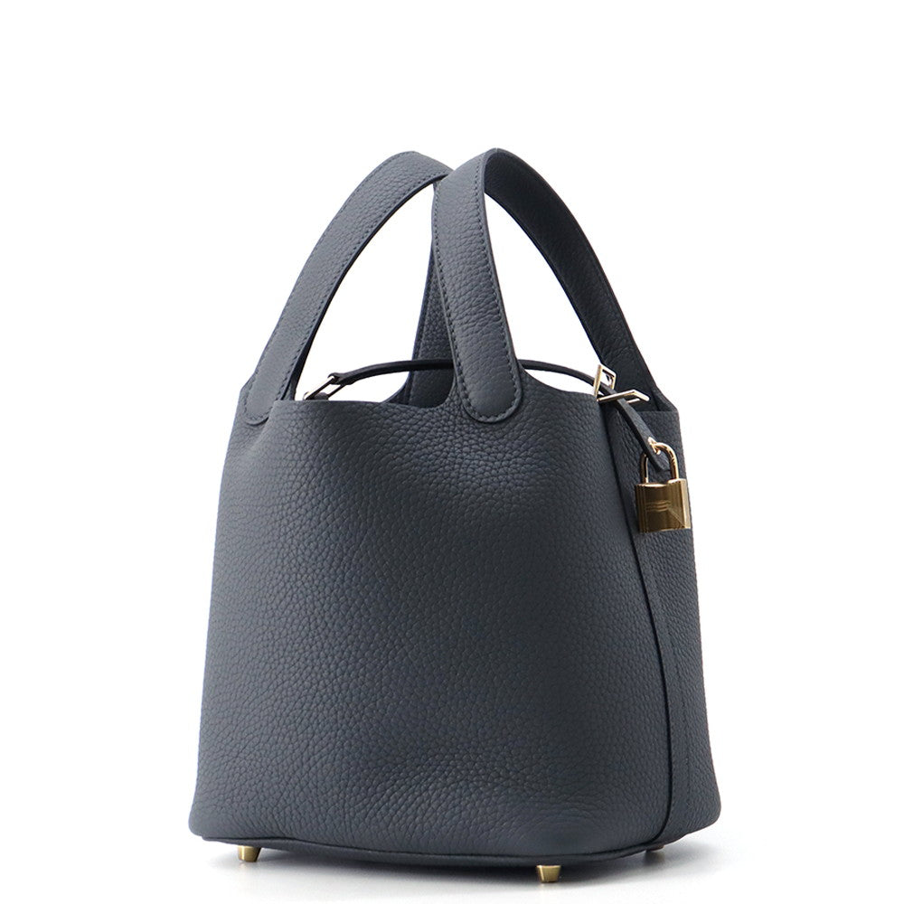 HERMES Picotin Lock Grimist Taurillon Clemence Size PM