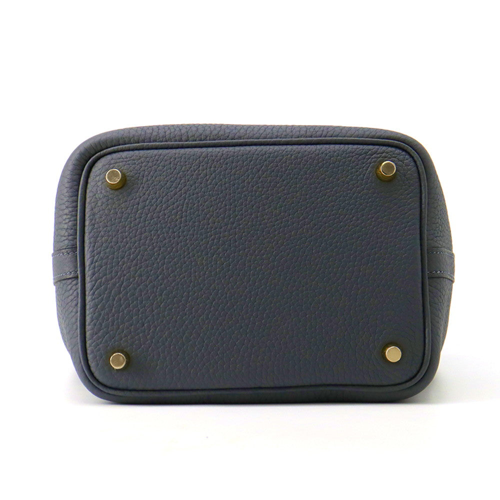 HERMES Picotin Lock Grimist Taurillon Clemence Size PM