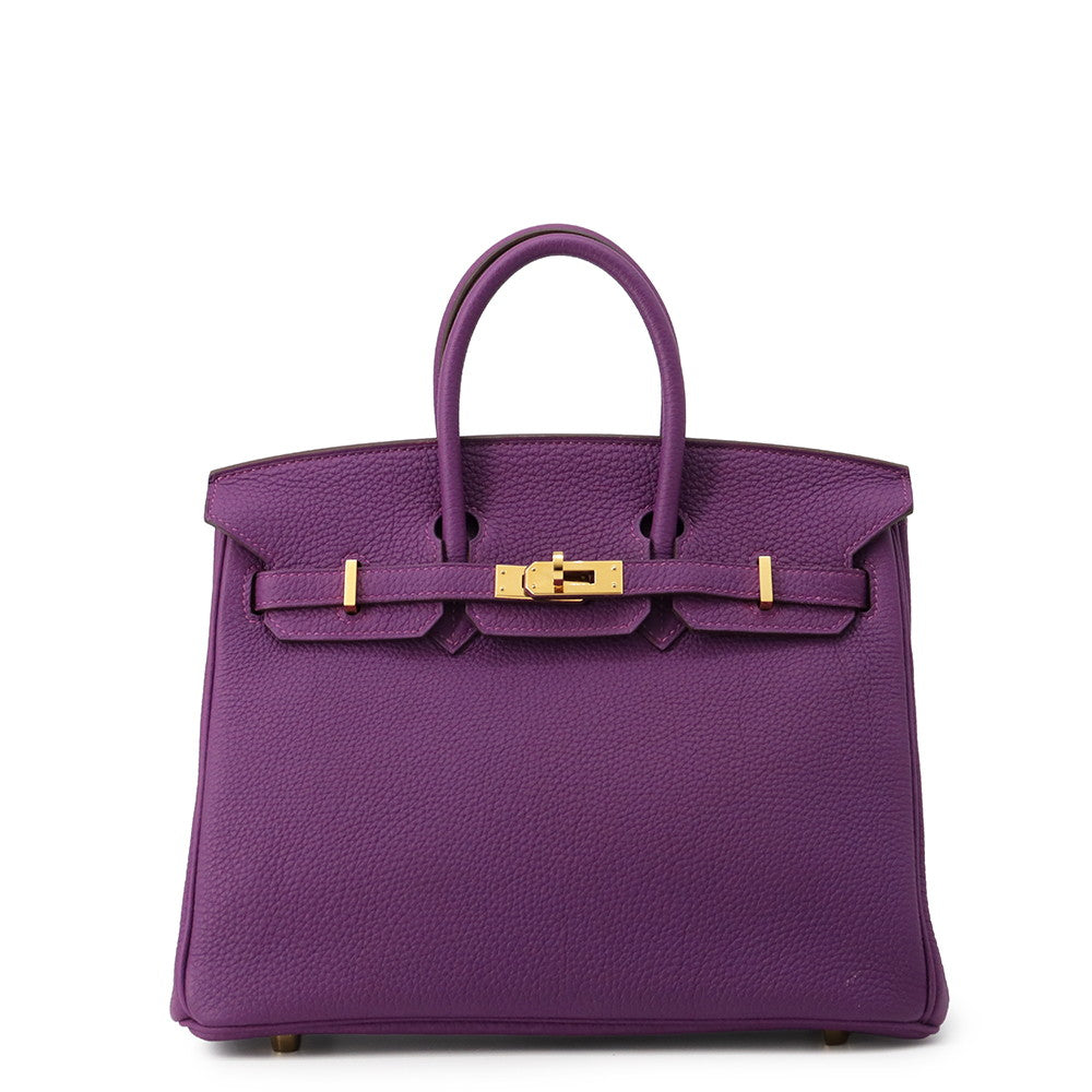 HERMES Birkin Anemone Togo Leather Size 25