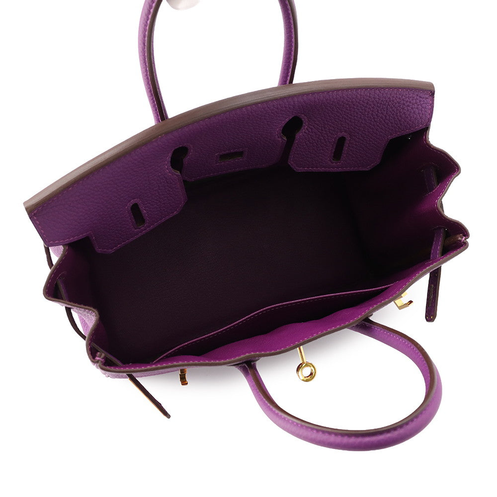 HERMES Birkin Anemone Togo Leather Size 25