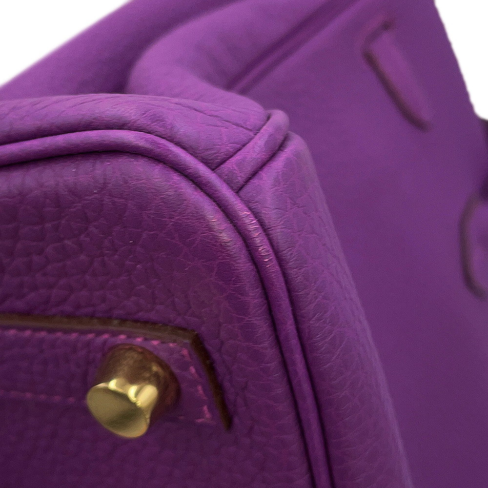 HERMES Birkin Anemone Togo Leather Size 25