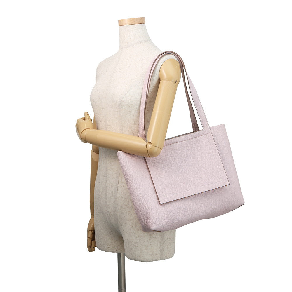 HERMES Cabas Sellier mauve pail Taurillon Clemence Size 31
