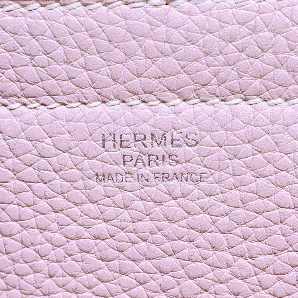 HERMES Cabas Sellier mauve pail Taurillon Clemence Size 31