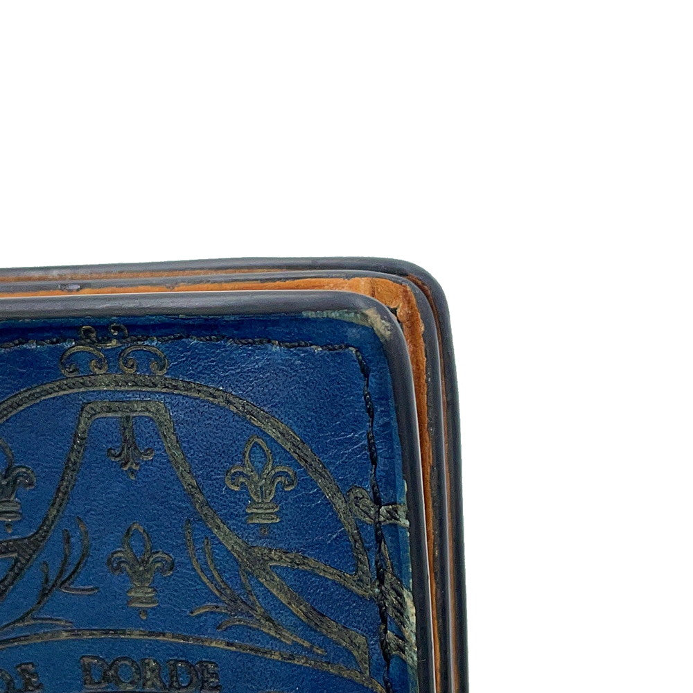 Berluti Sequoia Long Wallet Blue Flash Leather