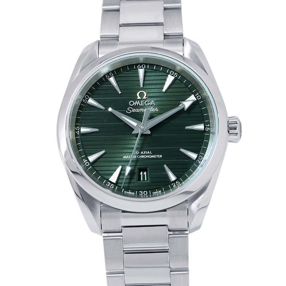 OMEGA Seamaster Aqua Terra 150M Co-Axial Master Chronometer W38mm Stainless Steel Green Dial220.10.38.20.10.003