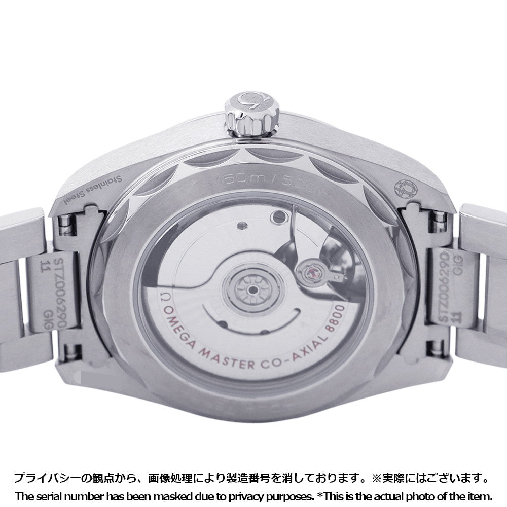 OMEGA Seamaster Aqua Terra 150M Co-Axial Master Chronometer W38mm Stainless Steel Green Dial220.10.38.20.10.003