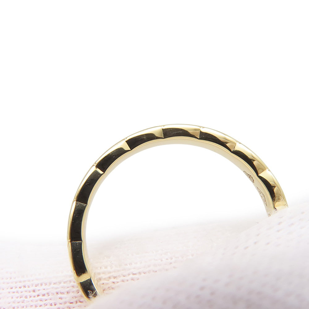 CHANEL Coco Crush Collection Ring Size 50/#10 MiniJ11794 18K Yellow Gold