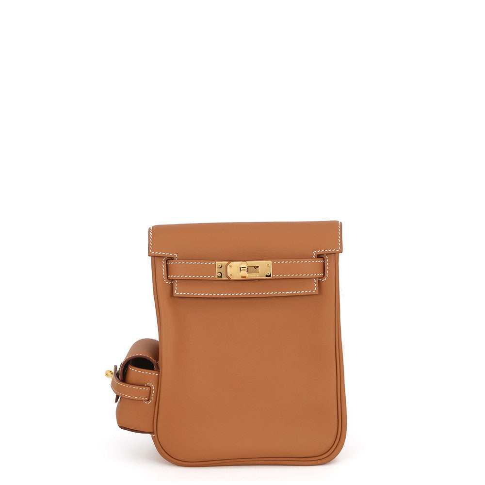 HERMES Kelly Jump Gold Swift Leather