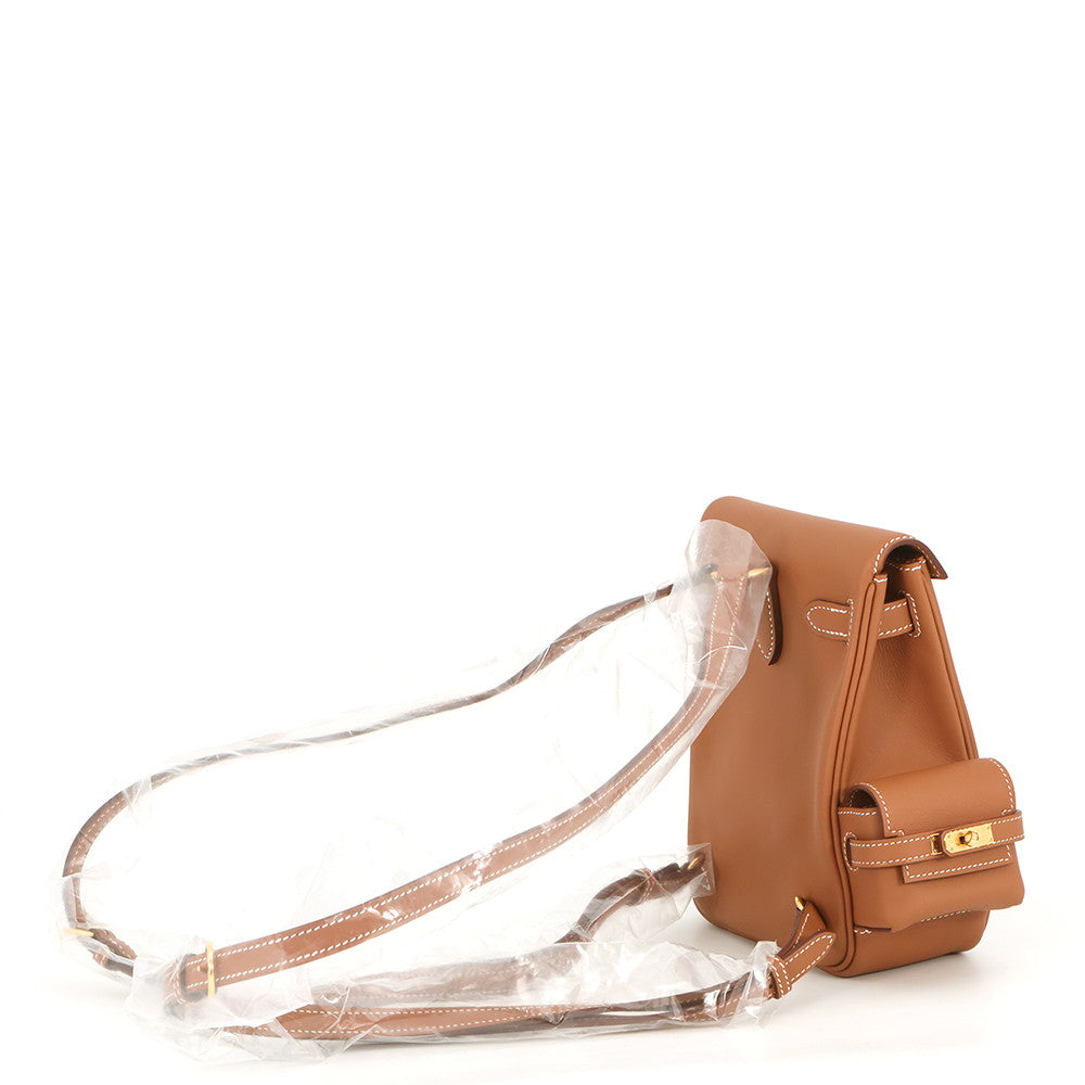 HERMES Kelly Jump Gold Swift Leather