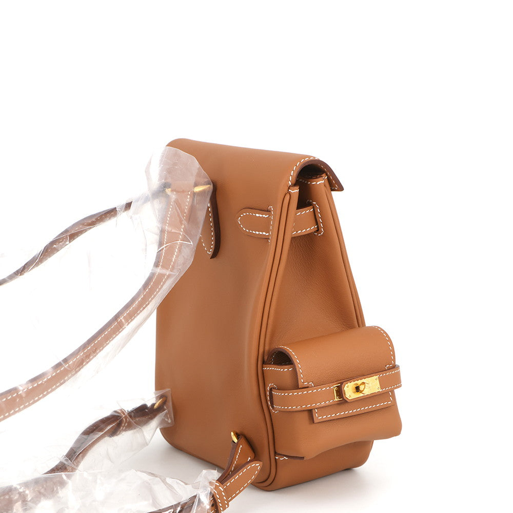 HERMES Kelly Jump Gold Swift Leather