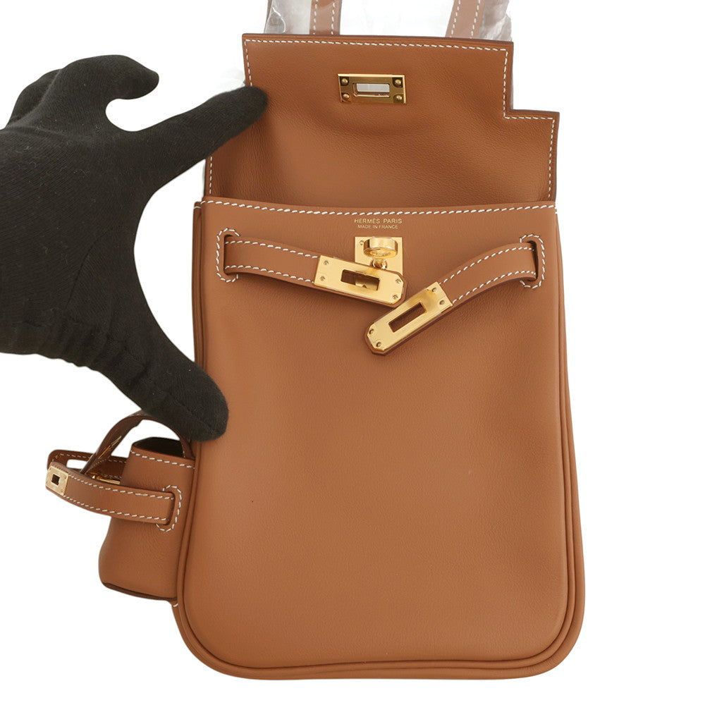 HERMES Kelly Jump Gold Swift Leather