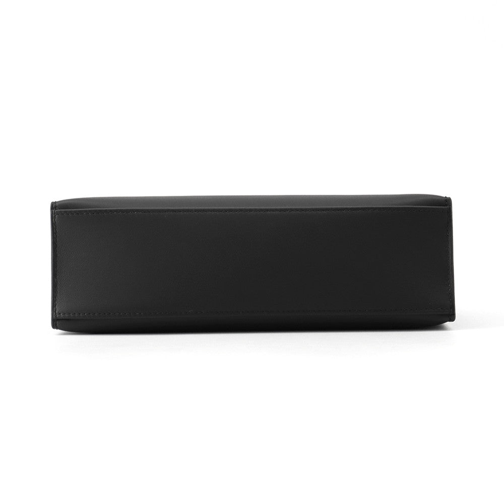 HERMES PochetteKelly Black Swift Leather