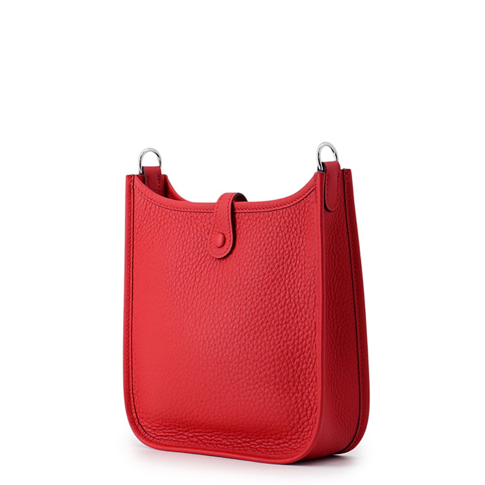 HERMES Evelyne Long Rouge Ladue Taurillon Clemence Size TPM
