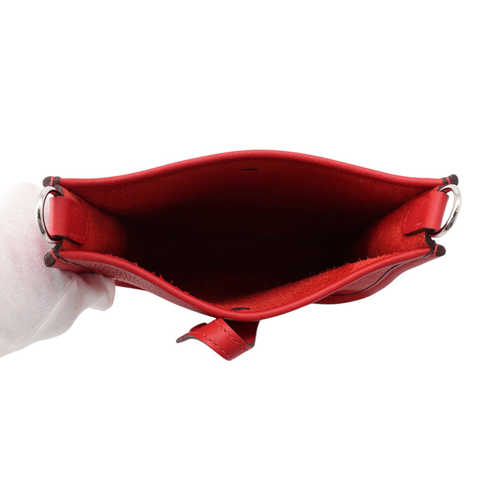 HERMES Evelyne Long Rouge Ladue Taurillon Clemence Size TPM