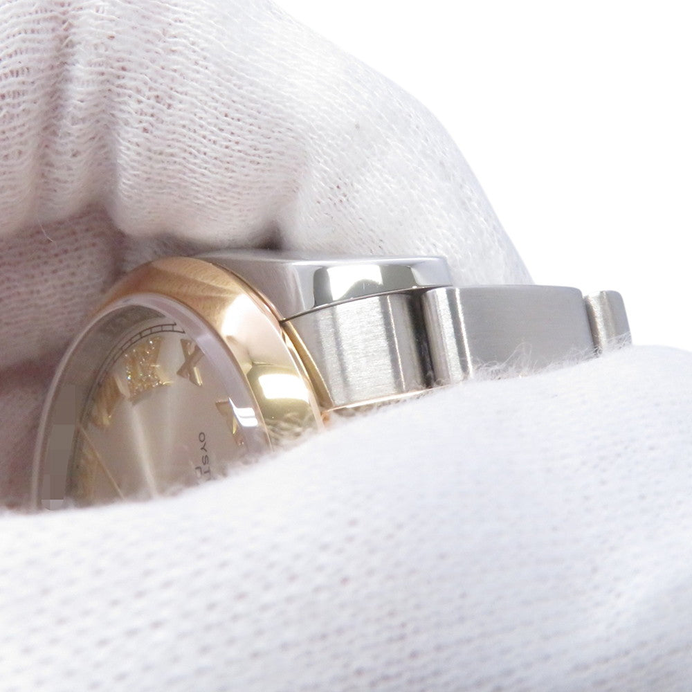 ROLEX Datejust W36mm Stainless Steel K18YG Silver Dial126203