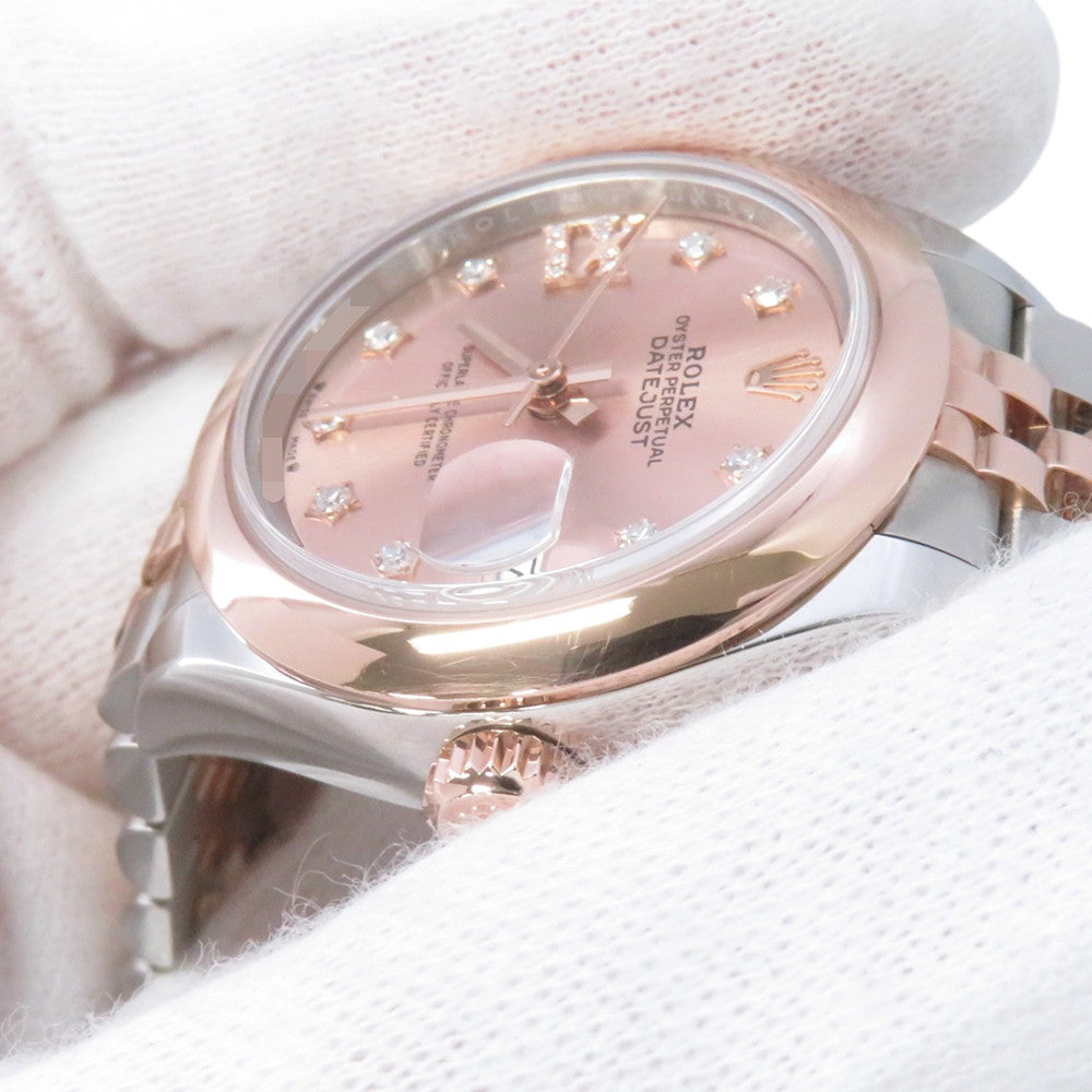 ROLEX Lady-Datejust W28mm Stainless Steel K18PG Rose Dial279161G